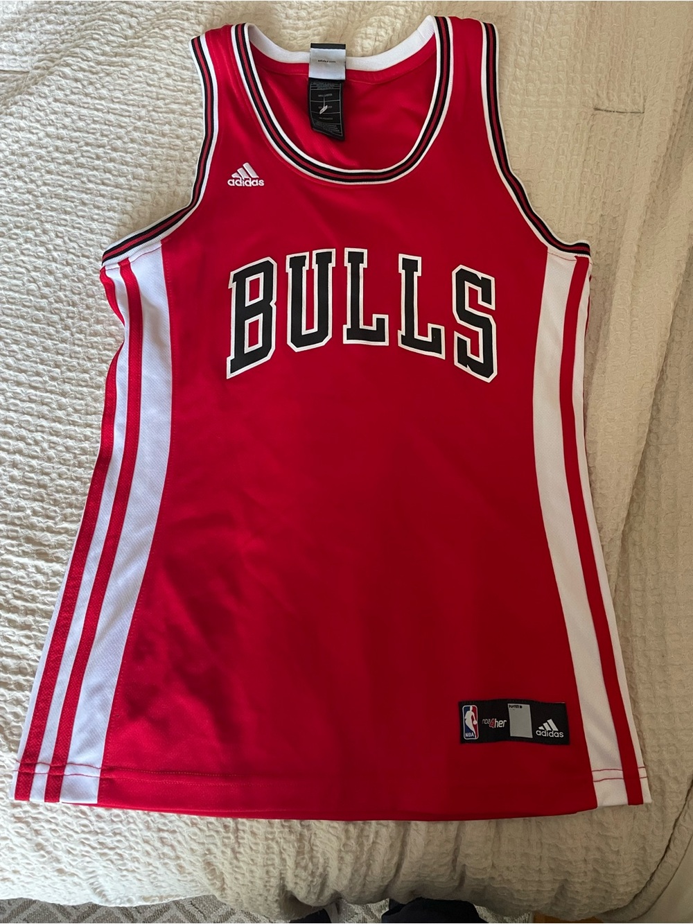 Vintage Adidas Chicago Bulls Red Basketball Jersey